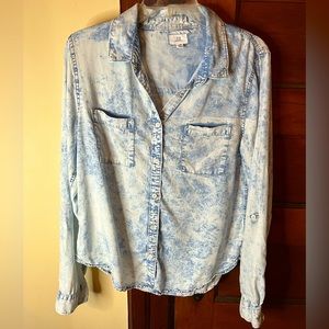 Acid Wash Thread + Supply Denim Button Up